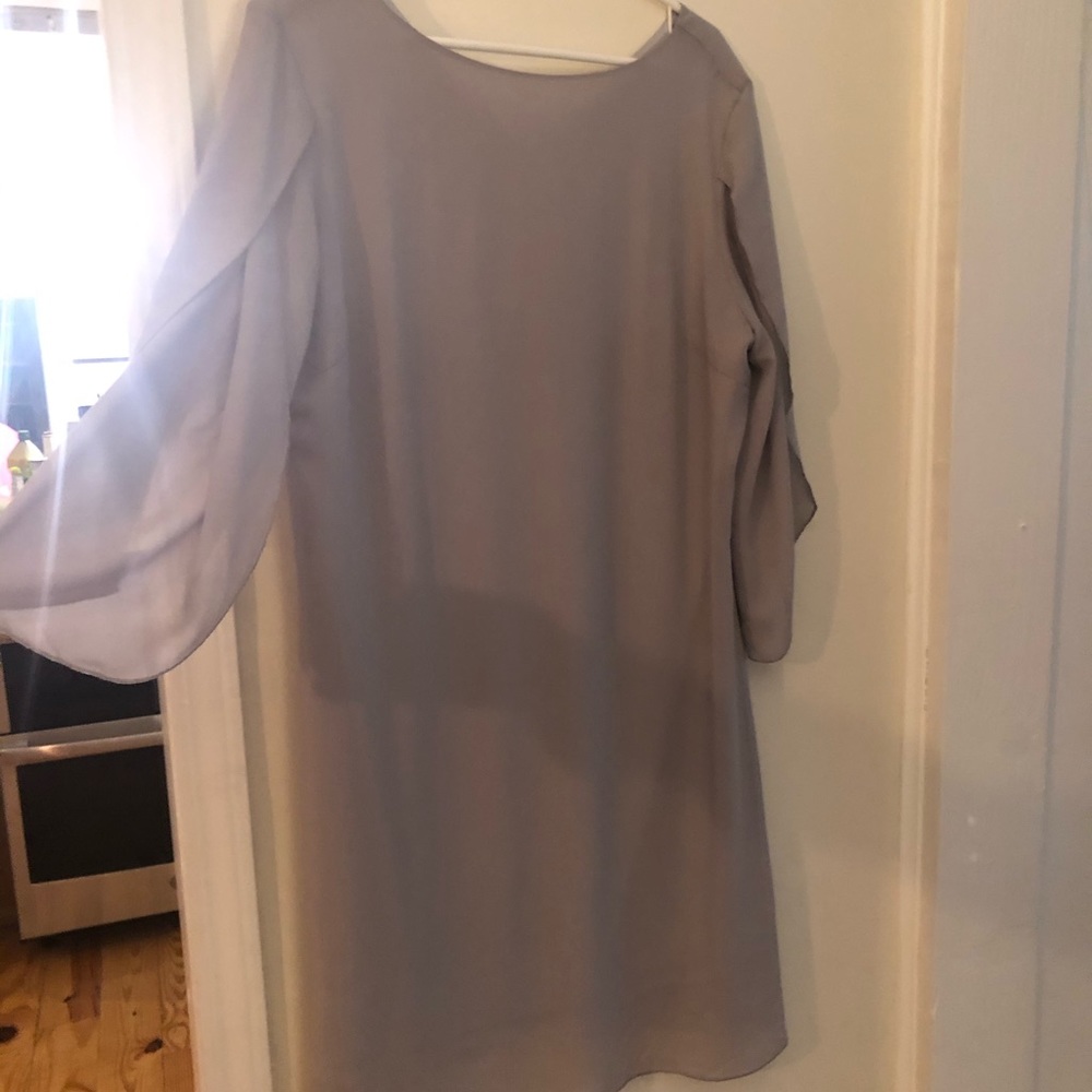 Fully lined silver dress